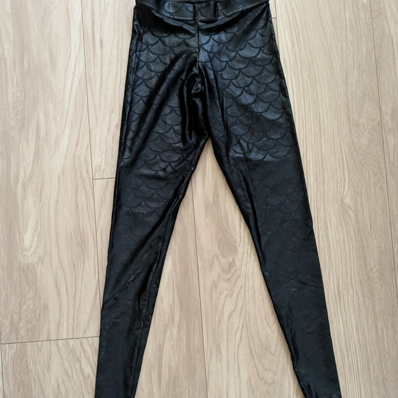 Blackmilk Pants - Blackmilk Shimmering Black Leggings